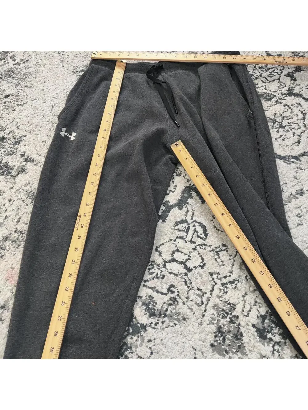 Under Armour ColdGear Sweatpants Men’s XL Gray Loose Fit Loungewear Athleisure - Picture 3 of 7